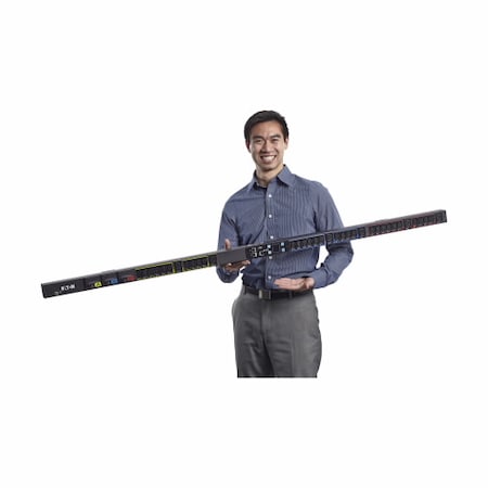 Eaton PDU, Metered, Rack Mounted, (23) C13, (3) C19, (6) 5-20R, L21-30P EMI331-10